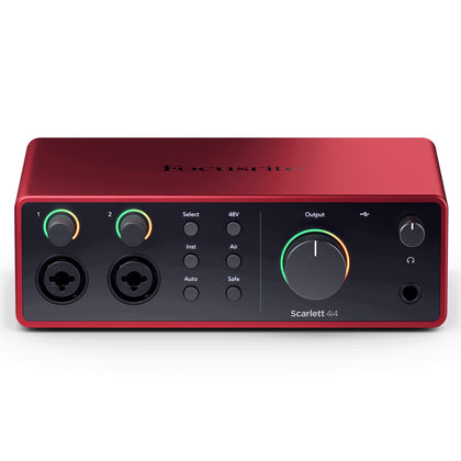 Focusrite Scarlett 4i4 4th Gen USB Recording Interface