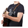 Taylor Nouveau Embroidered 2.5 in. Leather Guitar Strap - Black