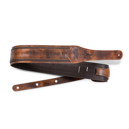 Taylor Fountain Leather 2.5 in. Guitar Strap - Weathered Brown