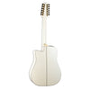 Takamine 12-String Dreadnought Cutaway Acoustic-Electric Guitar - Gloss Pearl White - Gold Hardware - TP-3G Electronics