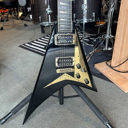 Jackson USA 1993 Randy Rhoads PCS Electric Guitar - Black and Gold w/ Case (Pre-Owned)