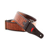 RightOn! Straps Alligator Light Brown Guitar Strap