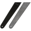 Fender Reversible Suede 2 in. Guitar Strap - Black/Gray