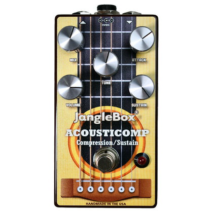 JangleBox Acousticomp Compressor/Sustainer for Acoustic Guitar Pedal