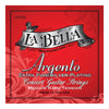 La Bella SMH Argento Extra Fine Silver Plating Nylon Guitar Strings - Medium-Hard Tension