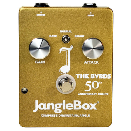 Janglebox Flagship Compressor Pedal - Limited Edition Byrds 50th Anniversary Gold