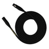 RoadHog Pro Neutrik Black Connectors with Gold Contacts Microphone Cable - 20 ft.