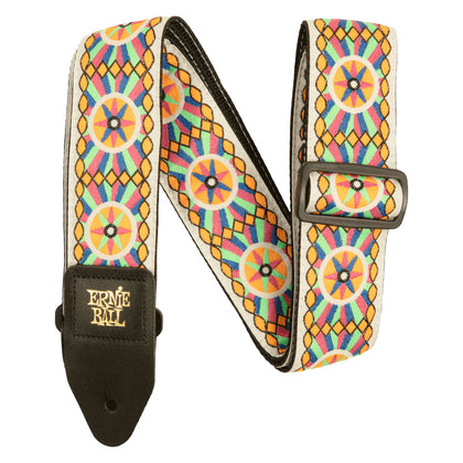 Ernie Ball P05338 Jacquard Design Polypro 2 in. Guitar Strap - Candy Sun