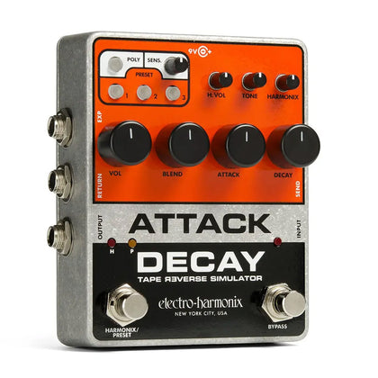 Electro-Harmonix Attack Decay Tape Reverse Simulator Pedal