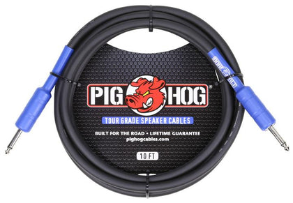 Pig Hog PHSC10 1/4 in. to 1/4 in. Speaker Cable - 10 ft.