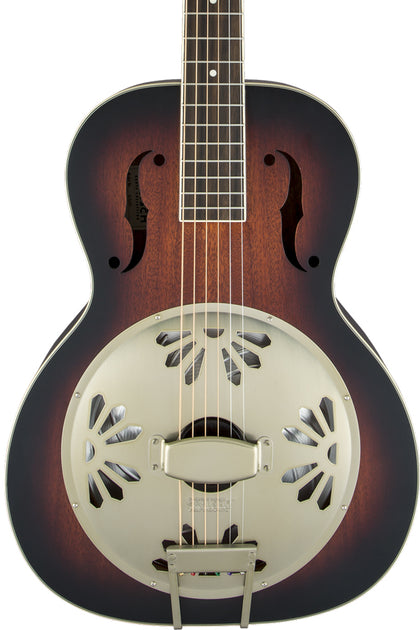 Gretsch G9241 Alligator Biscuit Round-Neck Resonator Guitar with Fishman Nashville Pickup, 2-Color Sunburst