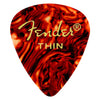 Fender 12 Pack 351 Shape Thin Guitar Picks - Tortoise Shell