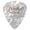 Fender 12 Pack 351 Shape Medium Guitar Picks - White Moto