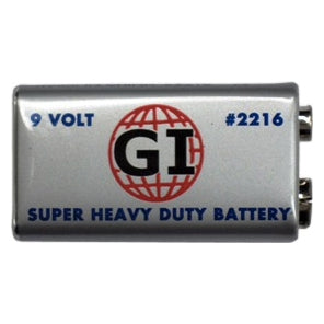 GI 9v Super Heavy Duty Battery - Each