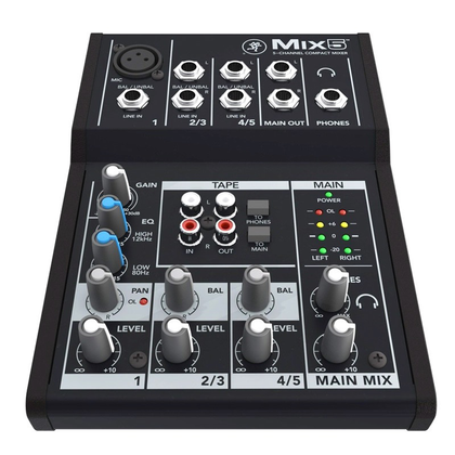 Mackie Mix5 Mix 5-channel Compact Mixer - Bananas at Large