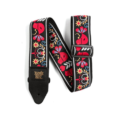 Ernie Ball P04667 Jacquard Design Polypro 2 in. Guitar Strap - Redbird Rising