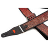 RightOn Talisman 2.3 in. Vegan Guitar Strap - Alien Red