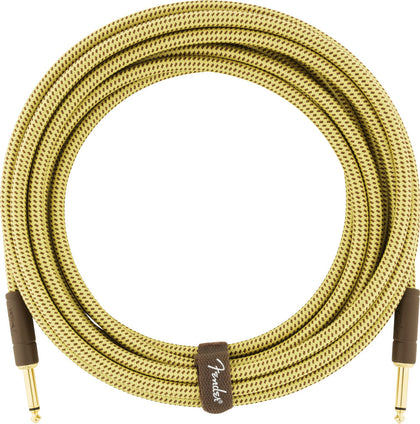 Fender Deluxe Series Instrument Cable, Straight/Straight, 10', Tweed