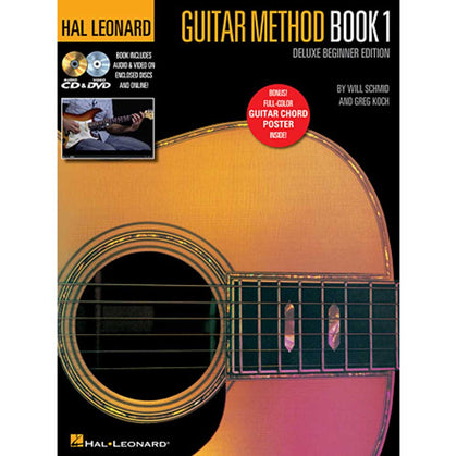 Hal Leonard - HL00155480 - Guitar Method – Book 1 - Deluxe Beginner Edition