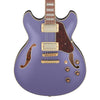 Ibanez AS73G Artcore Semi-Hollow Body Electric Guitar - Metallic Purple Flat with Gold Hardware