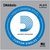 D'Addario Single Plain Steel 11