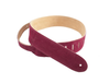 Henry Heller HBS2 2 in. Super Soft Suede Guitar Strap - Burgundy - Bananas at Large