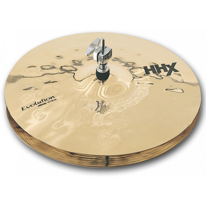 Sabian 11402XEB 14 in. HHX Evolution Hi-Hat Cymbals Brilliant Finish - Bananas at Large