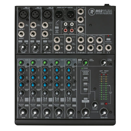 Mackie 802VLZ4 VLZ 8-channel Ultra Compact Mixer - Bananas at Large