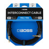 BOSS BCC-20-TRA 6m Premium TRS Interconnect Cable - 20 ft.