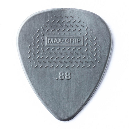 Dunlop 449P 12 Pack Max Grip Nylon Standard .88mm Guitar Picks