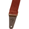 Fender Corduroy 2 in. Guitar Strap - Antique Cherry