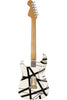 EVH Striped Series '78 Eruption, White with Black Stripes Relic