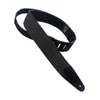 Henry Heller HPCL-BLK Fashion Cotton 2 in. Guitar Strap - Black Herringbone