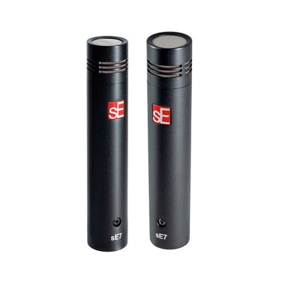 sE Electronics sE7 Pencil Condenser Microphones - Factory Matched Pair, Black