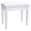 Roland RPB-100 Piano Bench with Storage Compartment - Satin White