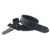 RightOn! Steady Funky 2.3 in. Guitar Strap - Hot-Wheels Black