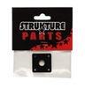 Strukture Plastic Jackplate For Les Paul - Black - Bananas at Large