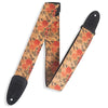 Levys 2 inch Wide Cork Guitar Strap-Wildflower Cork