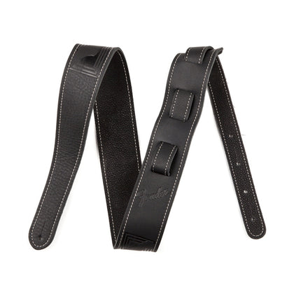 Fender Monogram 2 in. Leather Strap - Black