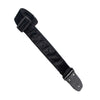 Henry Heller HCV-BLK Crushed Velvet 2 in. Guitar Strap - Black