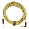 Fender Deluxe Series Straight to Angle Instrument Cable - Tweed - 15 ft.