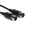 Hosa - MID-310BK - 10 ft MIDI Cable - Single 5-pin DIN to Same