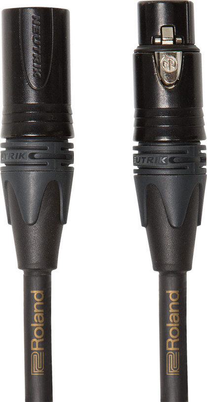 Roland RMC-G5 Gold Series 5ft. Microphone Cable with Neutrik XLR Connectors - Bananas at Large