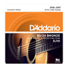 D’Addario EJ10 Extra Light 80/20 Bronze Acoustic Guitar Strings 10-47 - Bananas at Large