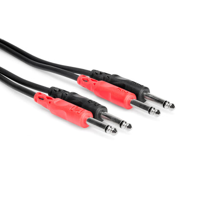 Hosa Stereo Interconnect Cable, Dual 1/4 in. to 1/4 in. - 10 ft.