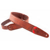 RightOn! Mojo 2.3 in. Vegan Leather Guitar and Bass Strap - Charm Brown