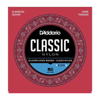 D’Addario J27H03 Single Clear Nylon 041/J27 3rd Hard Tension - Bananas at Large