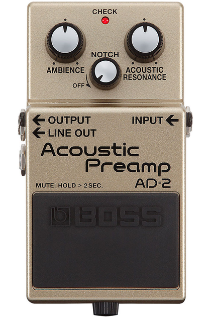 Boss AD-2 Acoustic Preamp Pedal - Bananas at Large