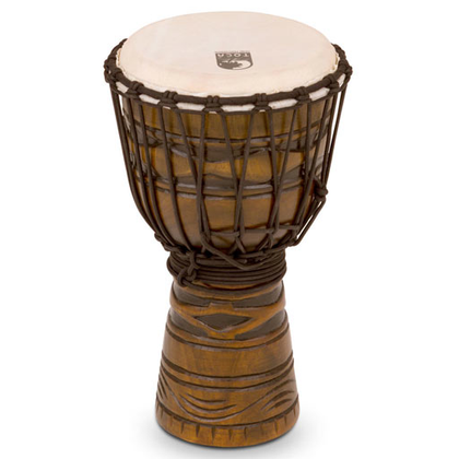 Toca Orgins Series Wood Rope Djembe 8 in. -  African Mask - Bananas at Large