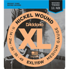 DAddario EXL115W Electric Nickel Wound Medium Blues-Jazz Rock Wound 3rd 11-49 - Bananas At Large®